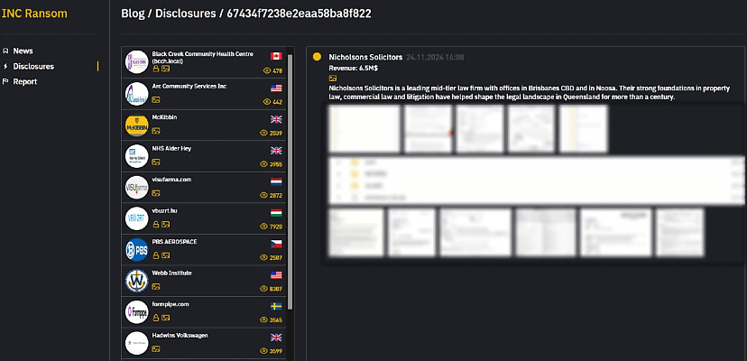 Exclusive: INC Ransom claims hack on closed Queensland law firm