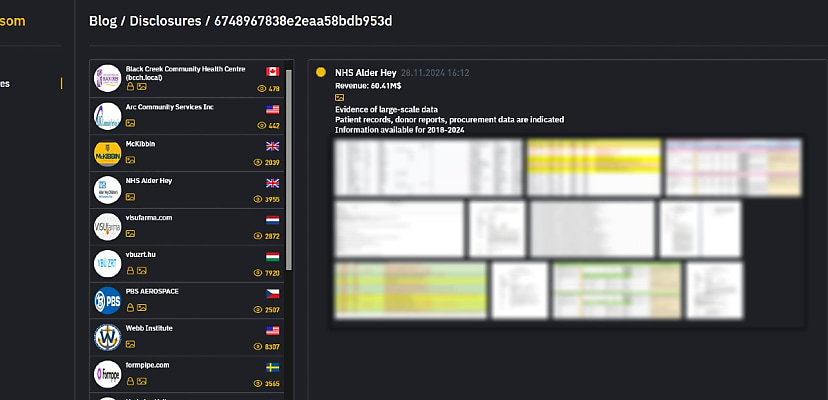 UK hospital Alder Hey Children’s NHS Foundation Trust confirms INC Ransom cyber attack