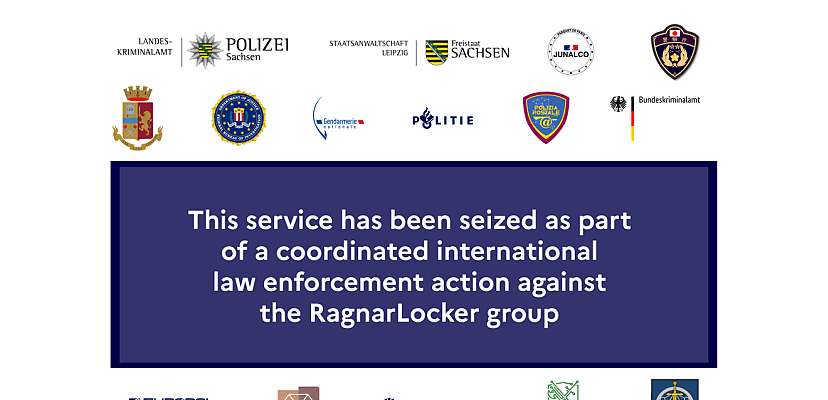 Ransomware group Ragnar Locker’s darknet leak site taken down by cyber cops
