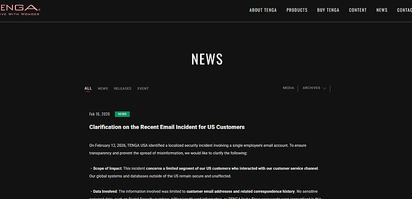 Penetrated: Adult toy maker suffers leak after hacker slips in