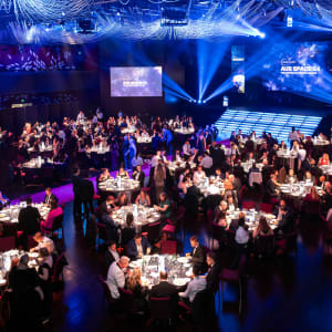 Award presentation from last year's Australian Space Awards
