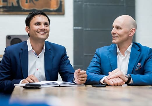 ARG joint managing directors Guntur Reid and Sean Porlier ojdmuy