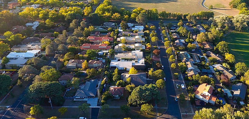 aerial suburbs au reb qozlfn