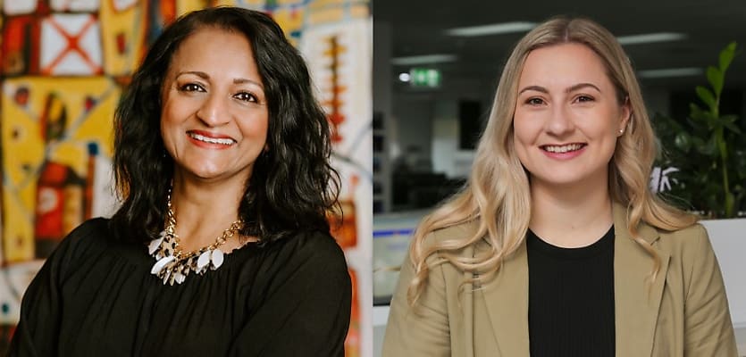 Sadhana Smiles and Grace Ormsby 1