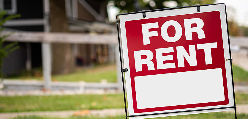 for rent sign property reb ax0oc3