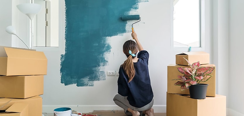 home renovation wall painting reb fmcyqj