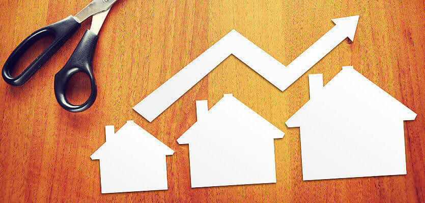 house values increase reb