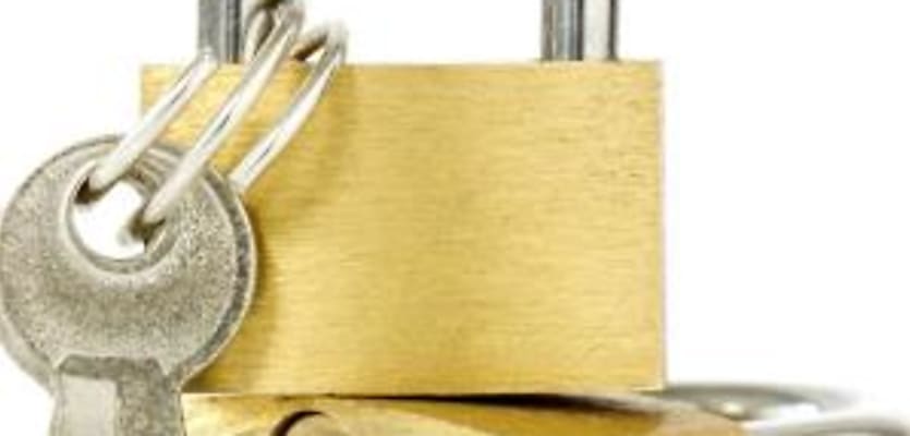 padlocks key three
