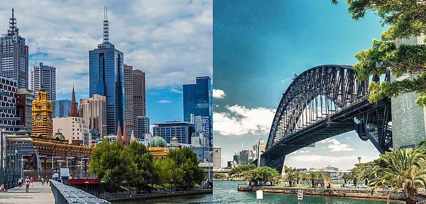 melbourne sydney bridge reb ln9fnj
