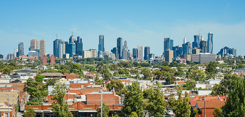melbourne vic skyline reb fuvatw