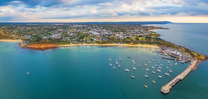 mornington peninsula aerial reb v0p4vf