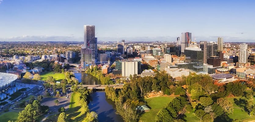 parramatta  aerial shot reb xdfwhg