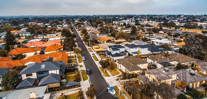 suburbs houses aerial reb mzuht3