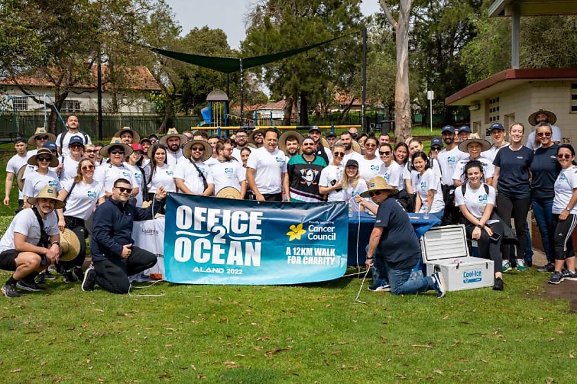 Aland S Inaugural Office2ocean Charity Walk Raises 55 000 For Cancer Council
