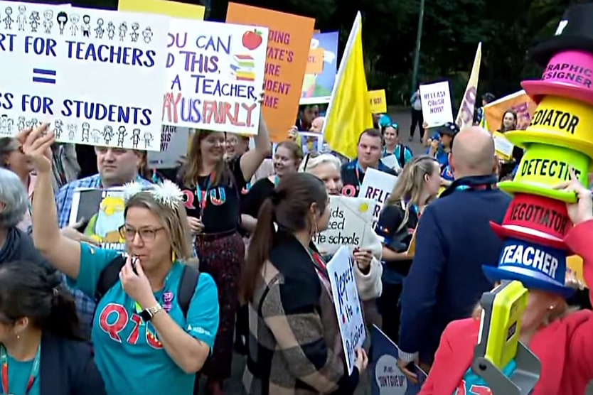 50 000 Strike Over Chronic Teacher Shortage Pay Conditions