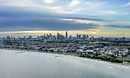 Melbourne coast skyline myb