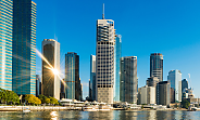 brisbane skyscrapers sunlight reb rldpcy