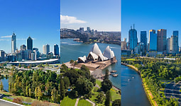 Perth Sydney Melbourne spi