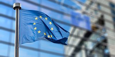 European Union flag European Parliament lw vcrauy