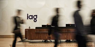 IAG Insurance Australia Group office sign lw ubxo8r