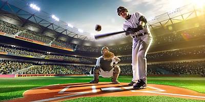 baseball player stadium reb