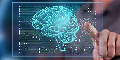 artificial intelligence AI concept spi nercut