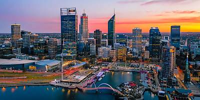 perth cbd sunset spi lglntj