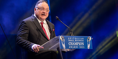 Steve Loe Australian Small Business Champion Awards ad dbke6w