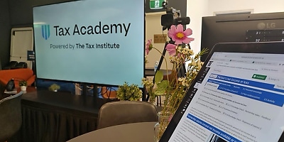 Tax Academy launch ad at sbwvft
