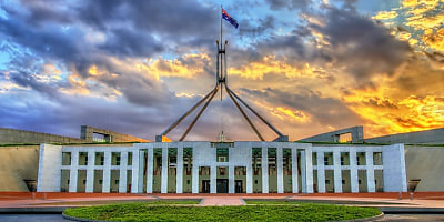 Parliament house front NEW ad