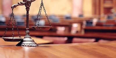 court scales of justice ad