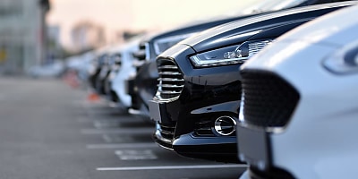 luxury cars parked ad