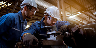 engineers working machine hr kfnjen