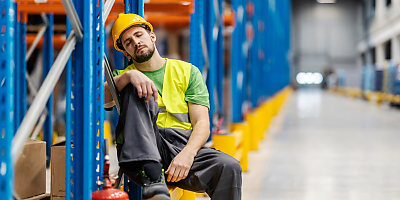 tired shift worker warehouse hr dcc7hl