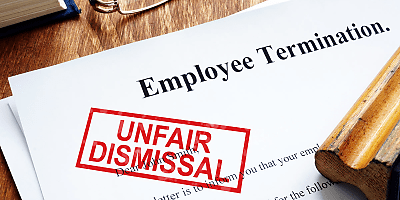 unfair dismissal termination hr xc5odp