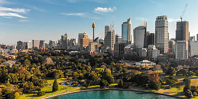 Sydney landscape CBD lw