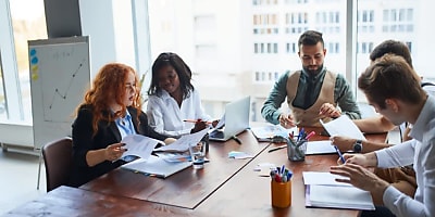 team working together lw