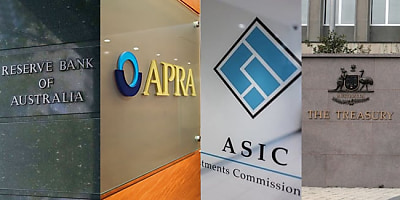 RBA APRA ASIC Treasury mb