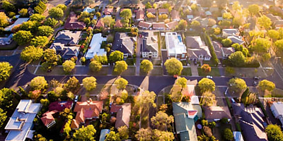 suburbs aerial bd vfk6sa