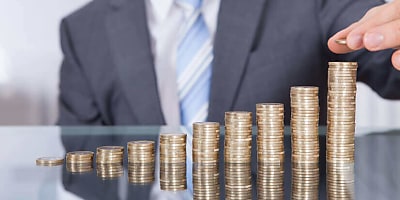 businessman coins ne