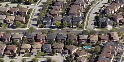 housing suburbs aerial mb jkpe5w
