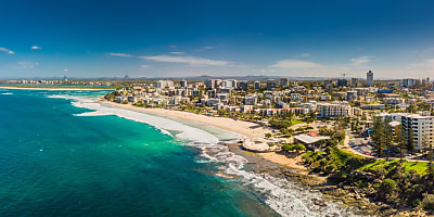 sunshine coast caloundra aerial reb ibj4mx