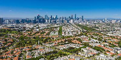 Victoria Melbourne houses aerial spi bzwbos