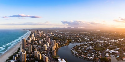 Queensland Gold Coast aerial spi
