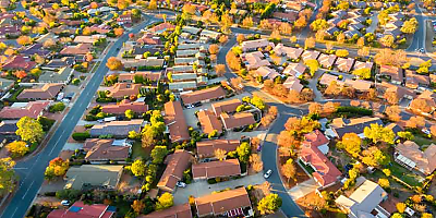 new Australia suburbs aerial