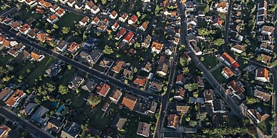 properties houses aerial shot spi