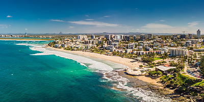 sunshine coast caloundra aerial spi socmer