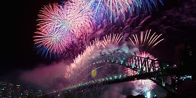 Sydney new year fireworks wd
