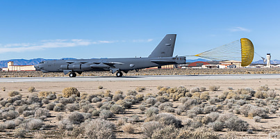 B 52 RMP Landing Edwards AFB 1hires 1 e7h7mo