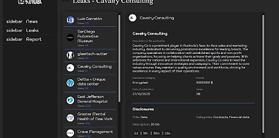 Cavalry Consulting Sinobi iqfmdr